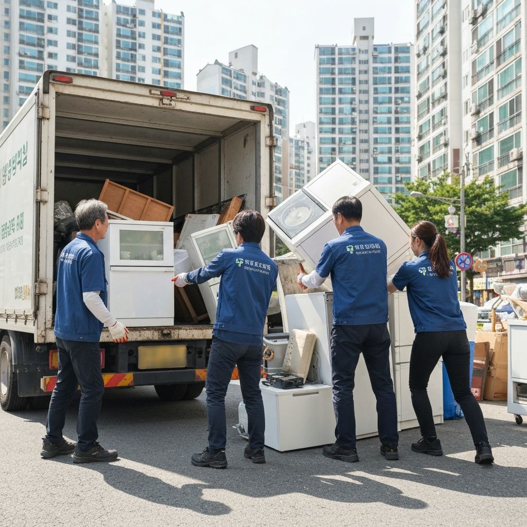 만능박사 수거 현장